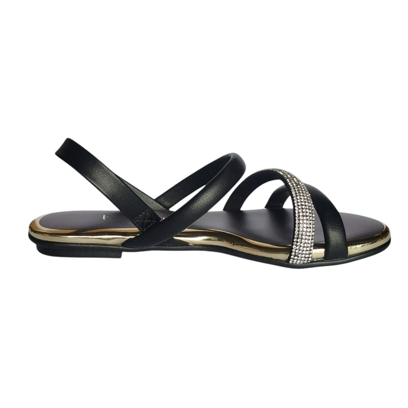 Sandália Beira Rio Caixa C/8 (33-39) 8367.641 Preto 01/Cristal 19026 1