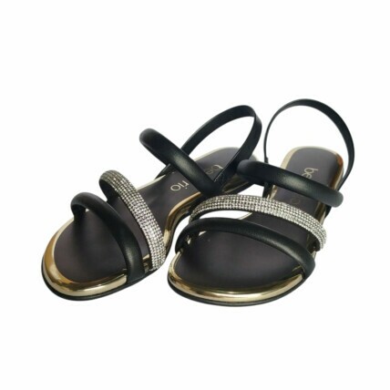 Sandália Beira Rio Caixa C/8 (34-37) 8367.641 Preto 01/Cristal 19026 1