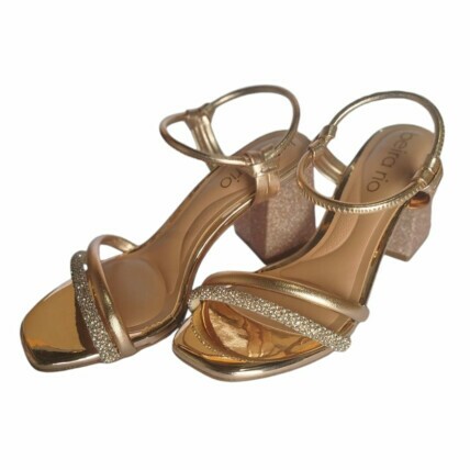 Sandália Beira Rio Caixa C/8 (34-37) 8436.213 Ouro Rosado/Silver/OR 89092 1