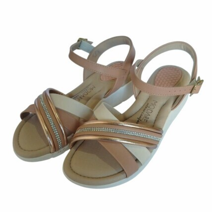 Sandália Modare Caixa C/8 (34-40) 7190.102 Ouro Rosado/Nude/Cristal 98402 1