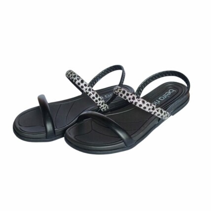 Sandália Beira Rio Caixa C/8 (33-39) 8507.103 Preto 01/Cristal/Preto 98686 1