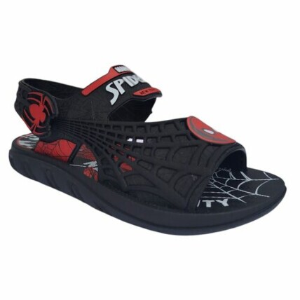 Sandália Infantil Homem Arranha Caixa C/6 Cor-Preto/Vermelho 1