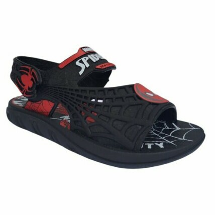 Sandália Homem Arranha Caixa C/6 Cor-Preto/Vermelho 1