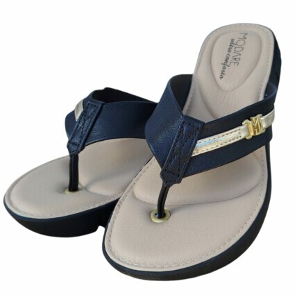 Tamanco Modare Caixa C/12 (33-41) Cor-16579 Preto/Dourado 1