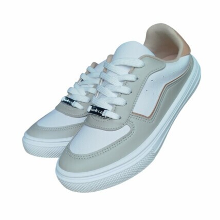 Tênis moleca Caixa C/8 (34-39) Cor-Branco/Cinza/Nude 1