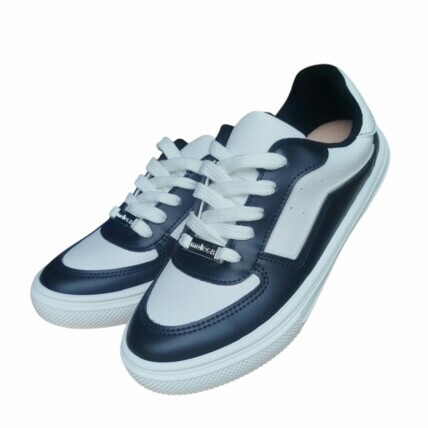 Tênis Feminino moleca Caixa C/8 (34-39) Cor-Branco/Preto 1