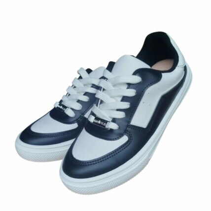 Tênis Feminino moleca Caixa C/8 (34-38) Cor-Branco/Preto 1