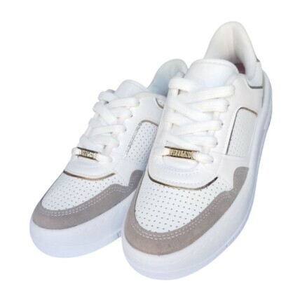 Tênis Vizzano Caixa C/12 (34-39) Cor- 95705 Branco/Branco/Dourado 1