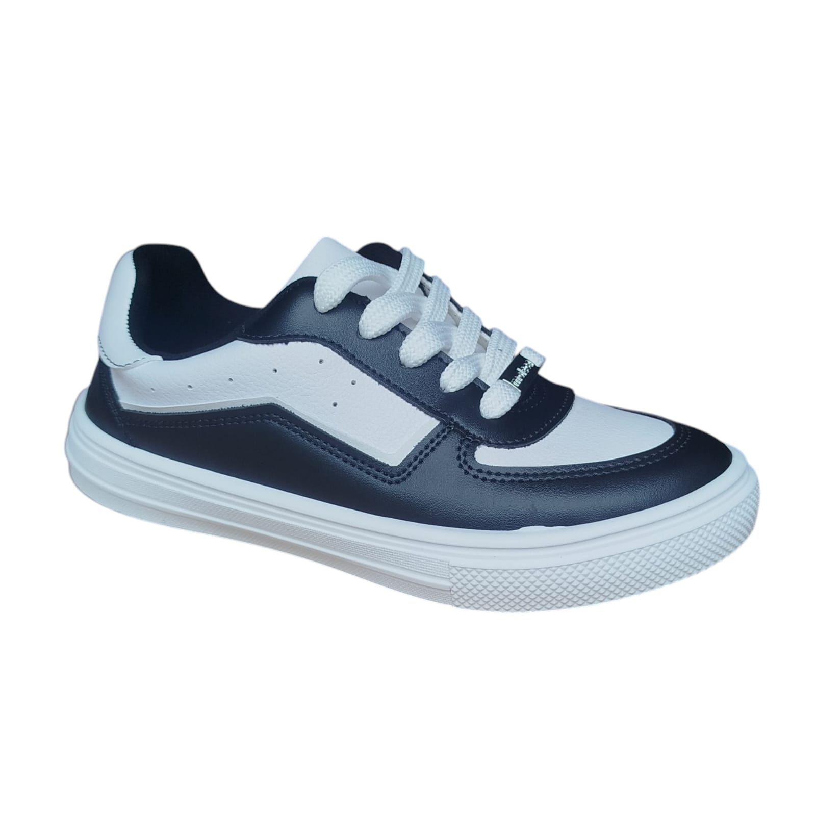 Tênis Feminino moleca Caixa C/8 (34-38) Cor-Branco/Preto 1