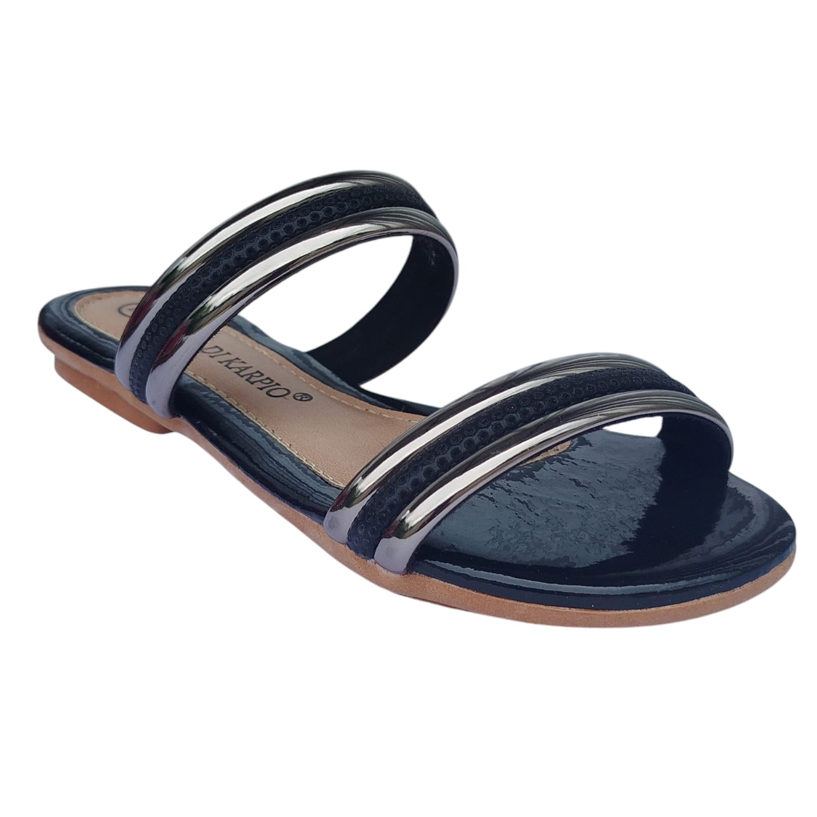 Rasteirinha Paola Di Karpio Caixa C/8 (34-39) Preto 1